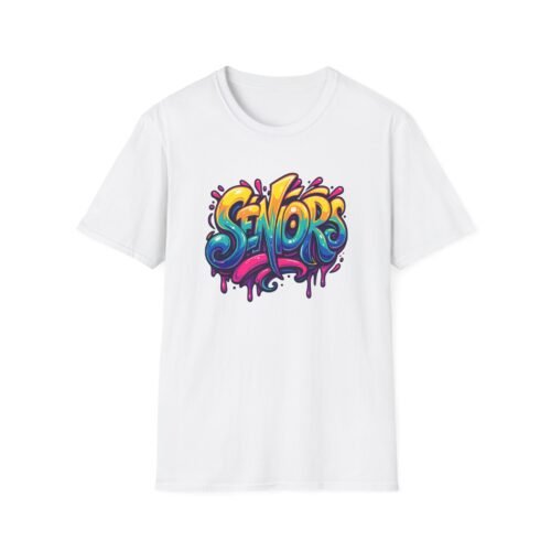 Colorful Graffiti Seniors T-Shirt | Graduation Gift, Senior Class Shirt, Unisex Tee for Youth Celebrations